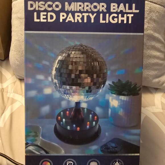 Disco Mirror Ball LED Party Light - Picture 4 of 5